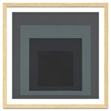 JOSEF ALBERS - HOMAGE TO THE SQUARE BLACK GREY thumbnail