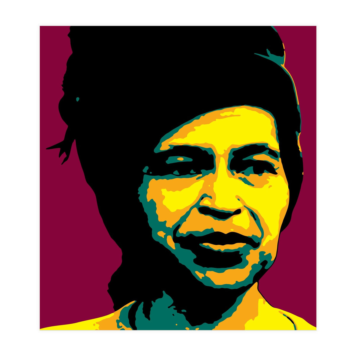 Rosa Parks  American Activist Legend in Pop Art (Print Only)