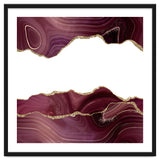 Burgundy & Gold Glitter Agate Texture 07 thumbnail
