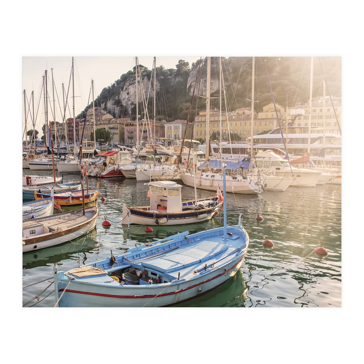 Harbor In Nice (Print Only)
