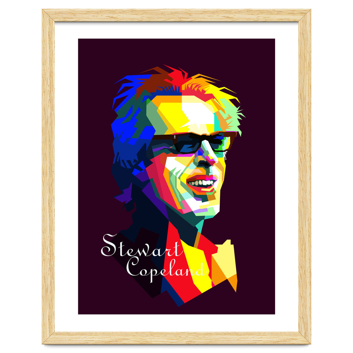 Stewart Copeland The Police Pop Art WPAP