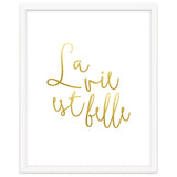 La vie est belle #society6 #typography #buyart thumbnail