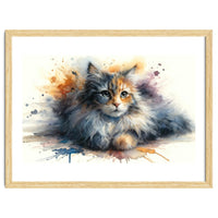 Whimsical Kitten Splash