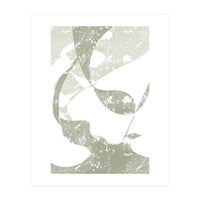 Sage Abstract Scratch (Print Only)