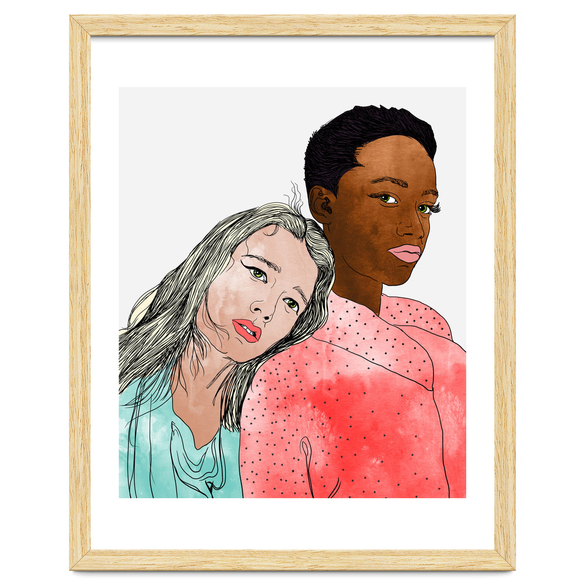 Egalitarism | Equality Anti-racism Feminism Multiculturism | Individuality Watercolor