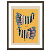 Striped Bird Pair II