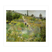 Chemin montant dans les hautes herbes. Oil on canvas (around 1875) 60 x 74 cm R. F. 2581. (Print Only)