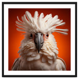 Close Up Portrait Of A White Cockatoo Parrot thumbnail