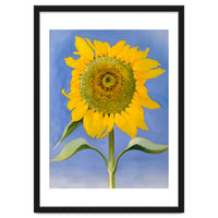 Georgia O’Keeffe – Sunflower, New Mexico (1935) | Bold Modernist Floral Painting Inspired by the American Southwest