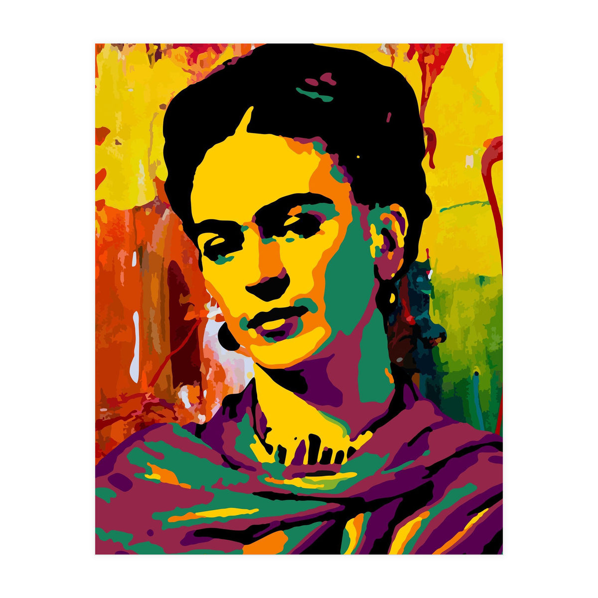 Frida Kahlo Abstract 3 (Print Only)