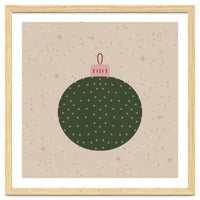 Christmas globe with snowflakes