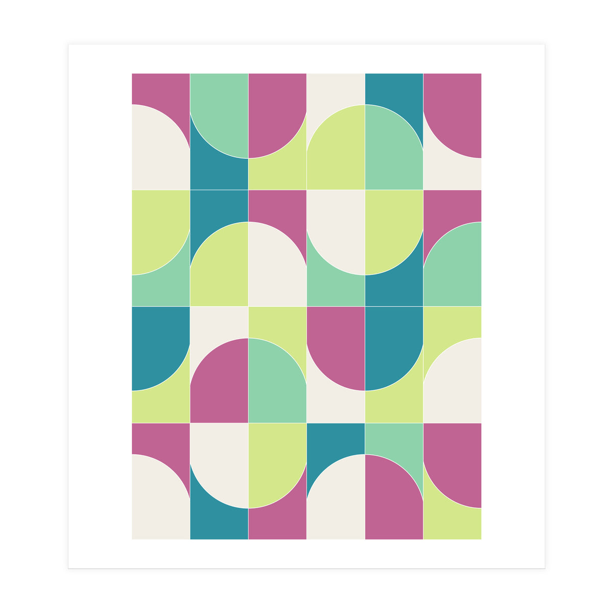 Bold Geo Tiles 04 (Print Only)