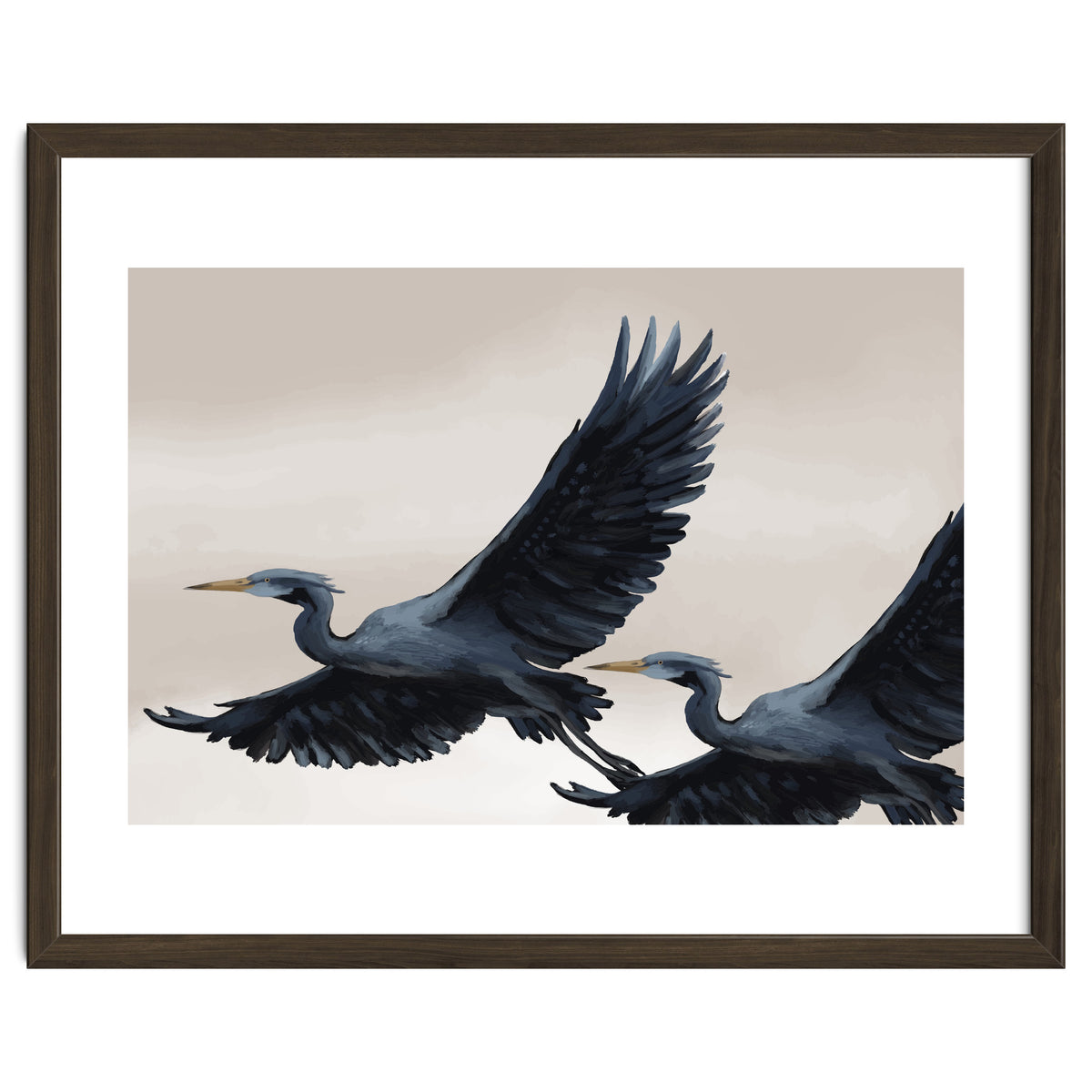 Migrating Herons