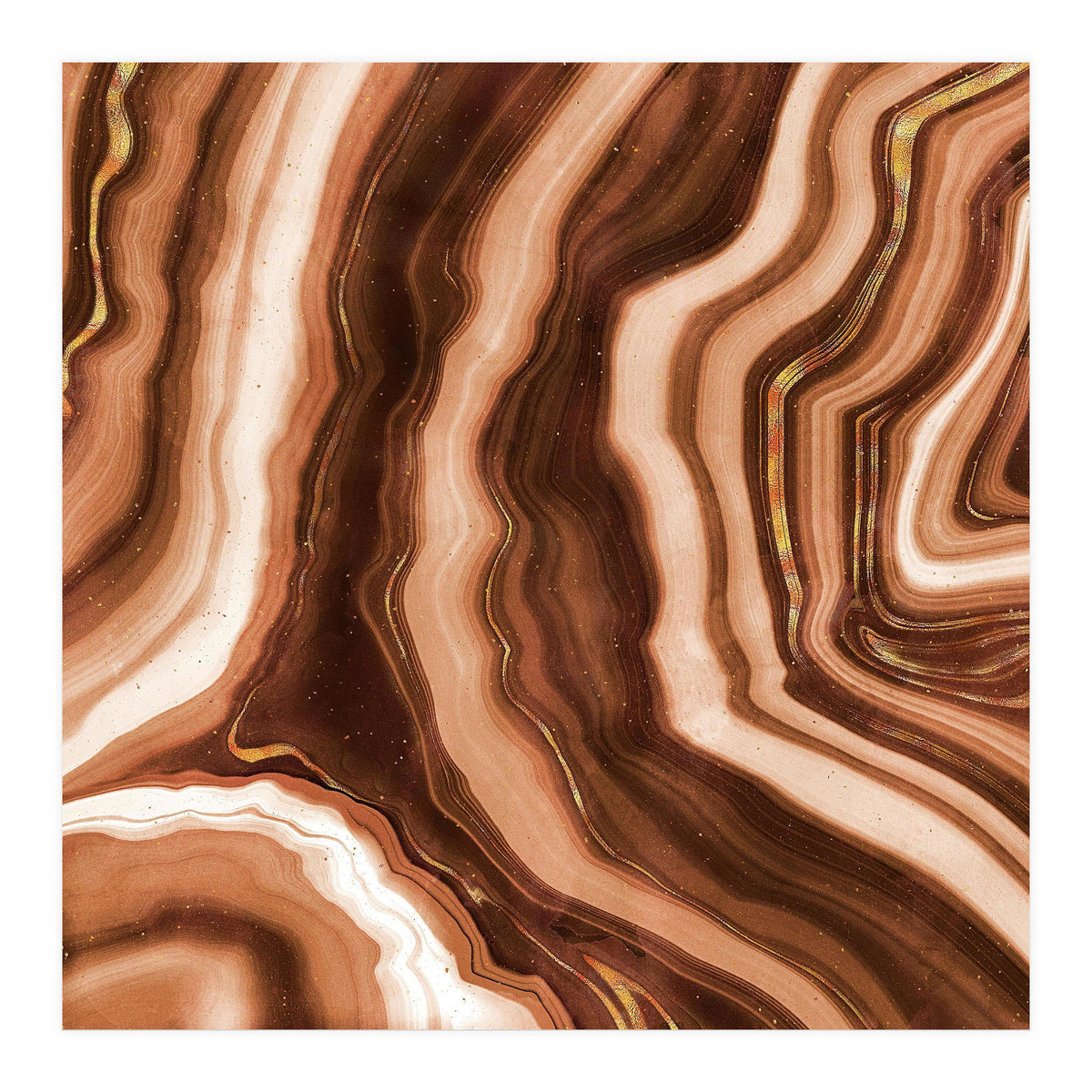 Golden Agate Texture 02 (Print Only)