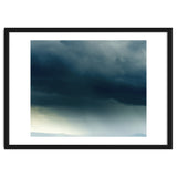 Storm Rain Clouds Watercolor Painting Blue Minimal Dark Sky Graphic thumbnail