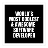 World's most coolest and awesome software developer (Print Only) thumbnail