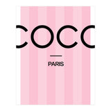 Paris Fashion Quote Art, Coco Chanel, Chic Decor (Print Only) thumbnail