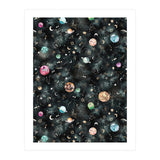 Galaxy Astrology Astronomy Constellations Gold (Print Only) thumbnail