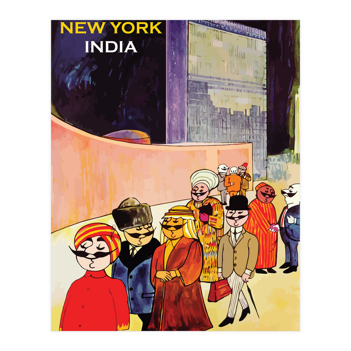 New York - India (Print Only)