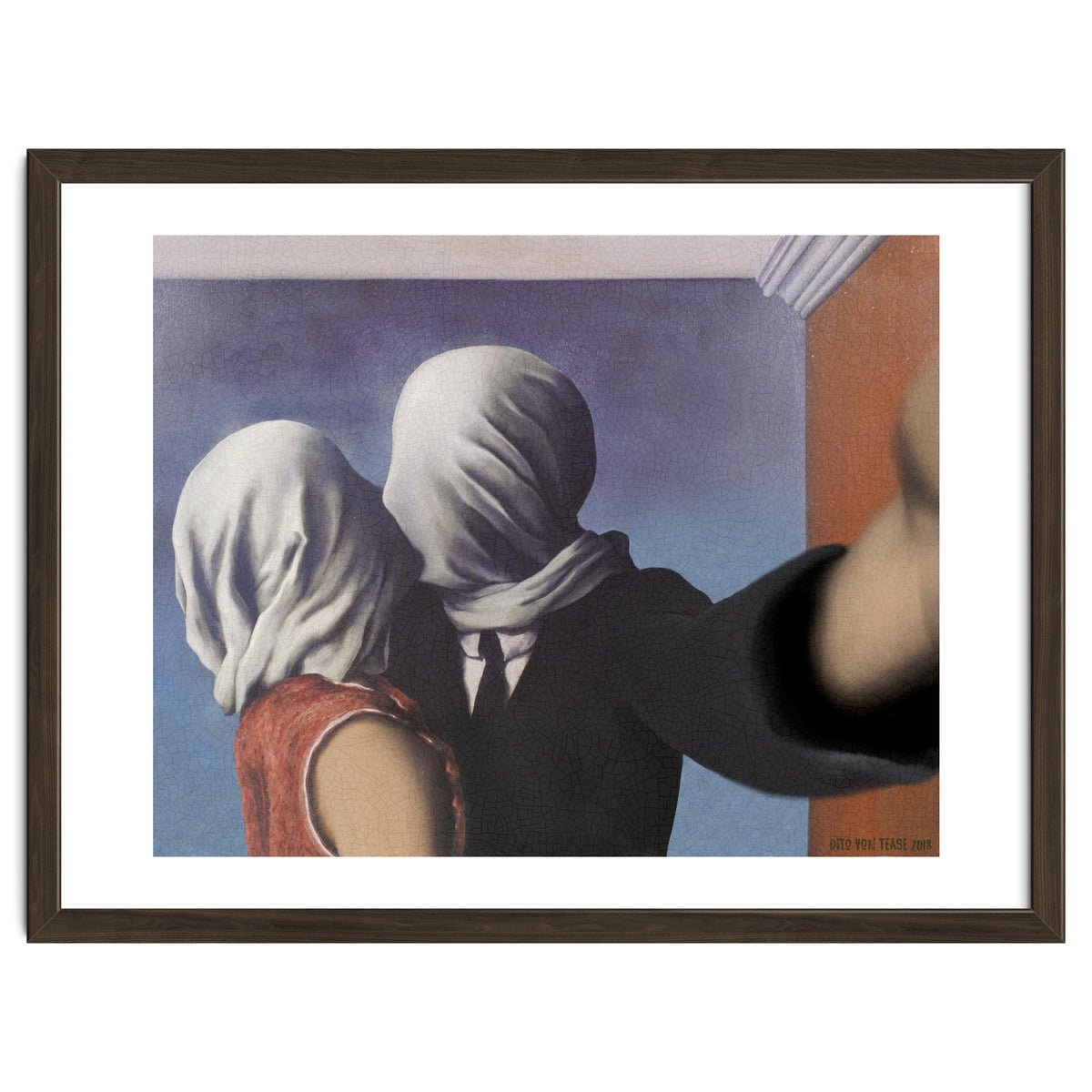 Lovers - Magritte - Selfie