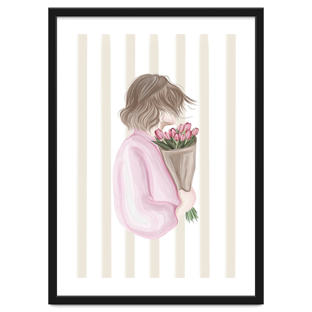The Girl With The Tulips