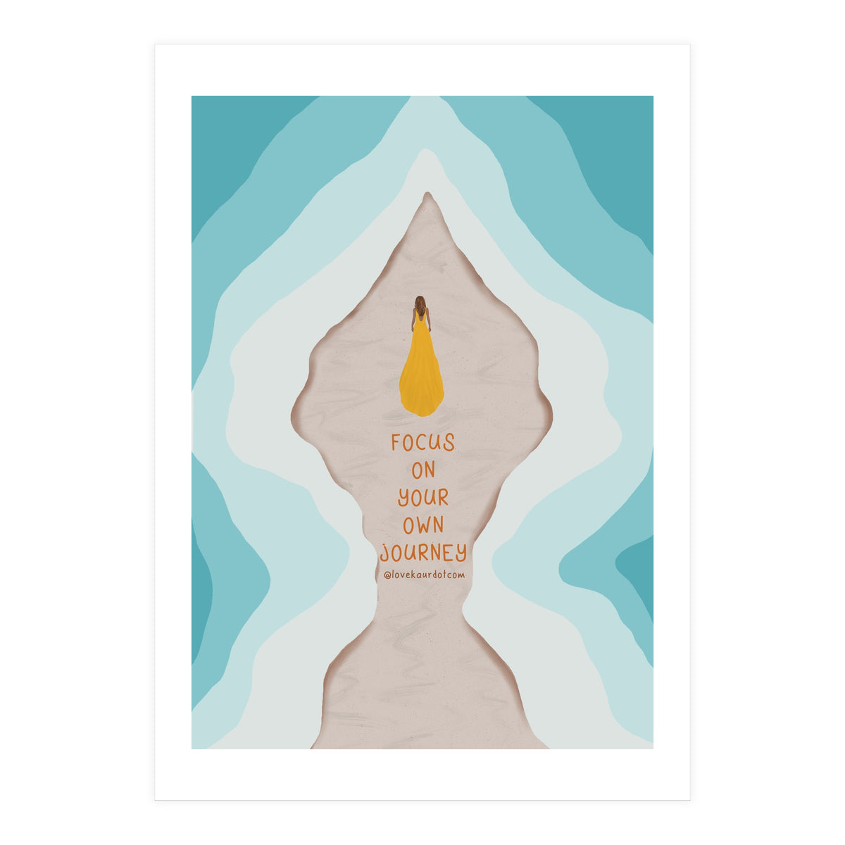 Focus On Your Own Journey (Print Only)