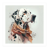 Watercolor Dalmatian Dog (Print Only)
