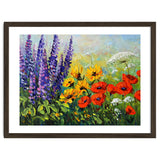 Radiant Summer Wildflower Meadow Oil Painting thumbnail