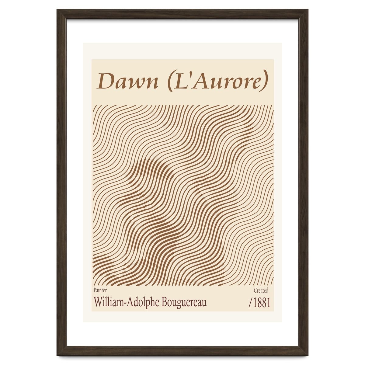 Dawn (l'aurore) – William Adolphe Bouguereau 1881