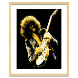 Jimmy Page American Rock Band Guitarist Legend in Pop Art thumbnail