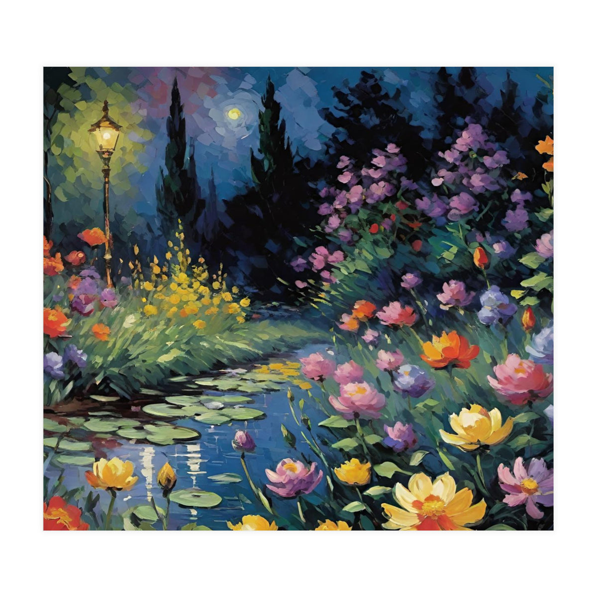 Floral Lake Dream (Print Only)
