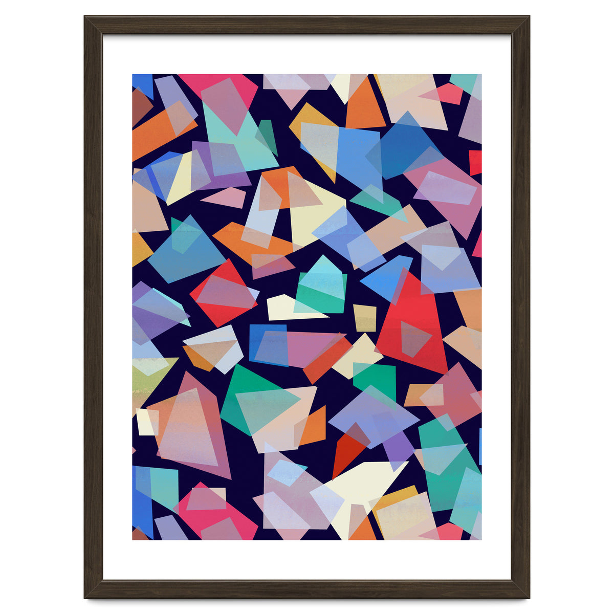 Geometric Squares Collage