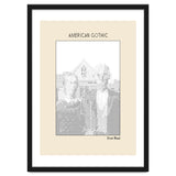 American Gothic – Grant Wood (ascii Art) thumbnail
