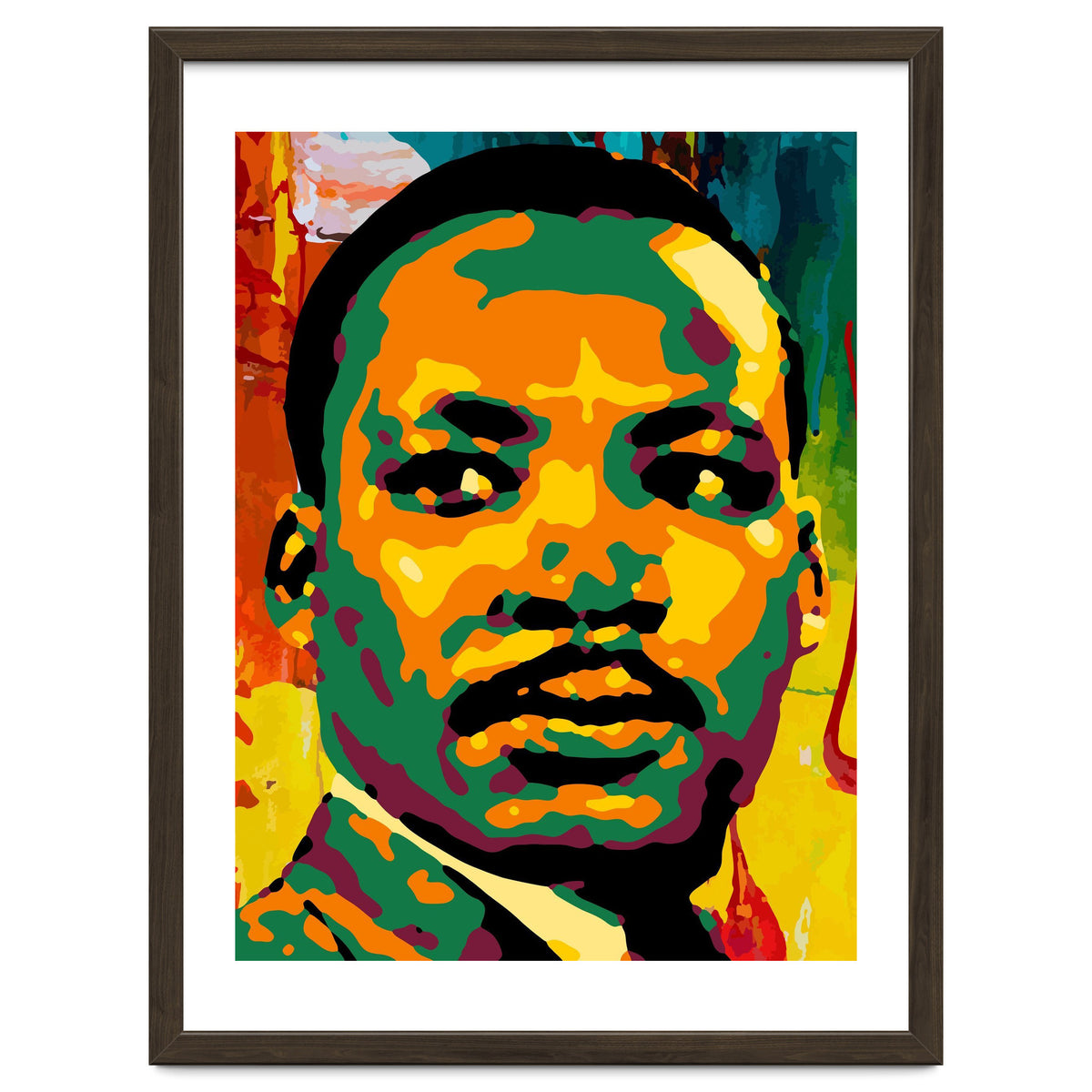 Martin Luther King Jr Abstract Art