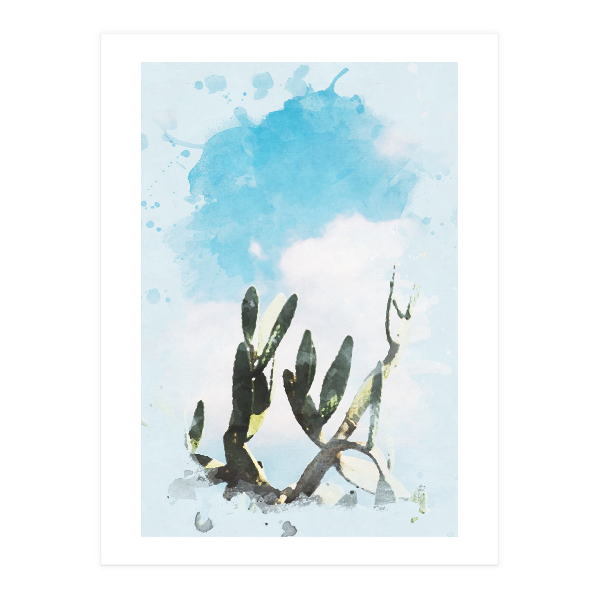 Cactus & Sky (Print Only)