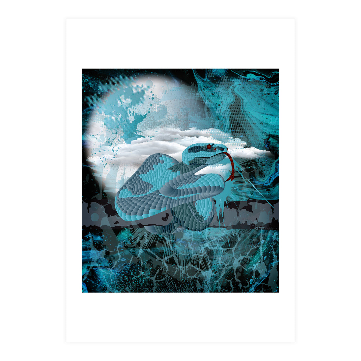 Blue Poly Viper (Print Only)