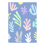 Matisse Colorful Leaves Blue (Print Only) thumbnail