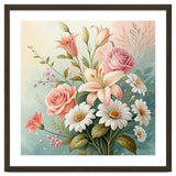 Elegant Pastel Floral Bouquet Illustration thumbnail