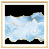 Blue & Gold Glitter Agate Texture 04 thumbnail
