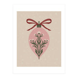 Christmas Floral Globe (Print Only) thumbnail
