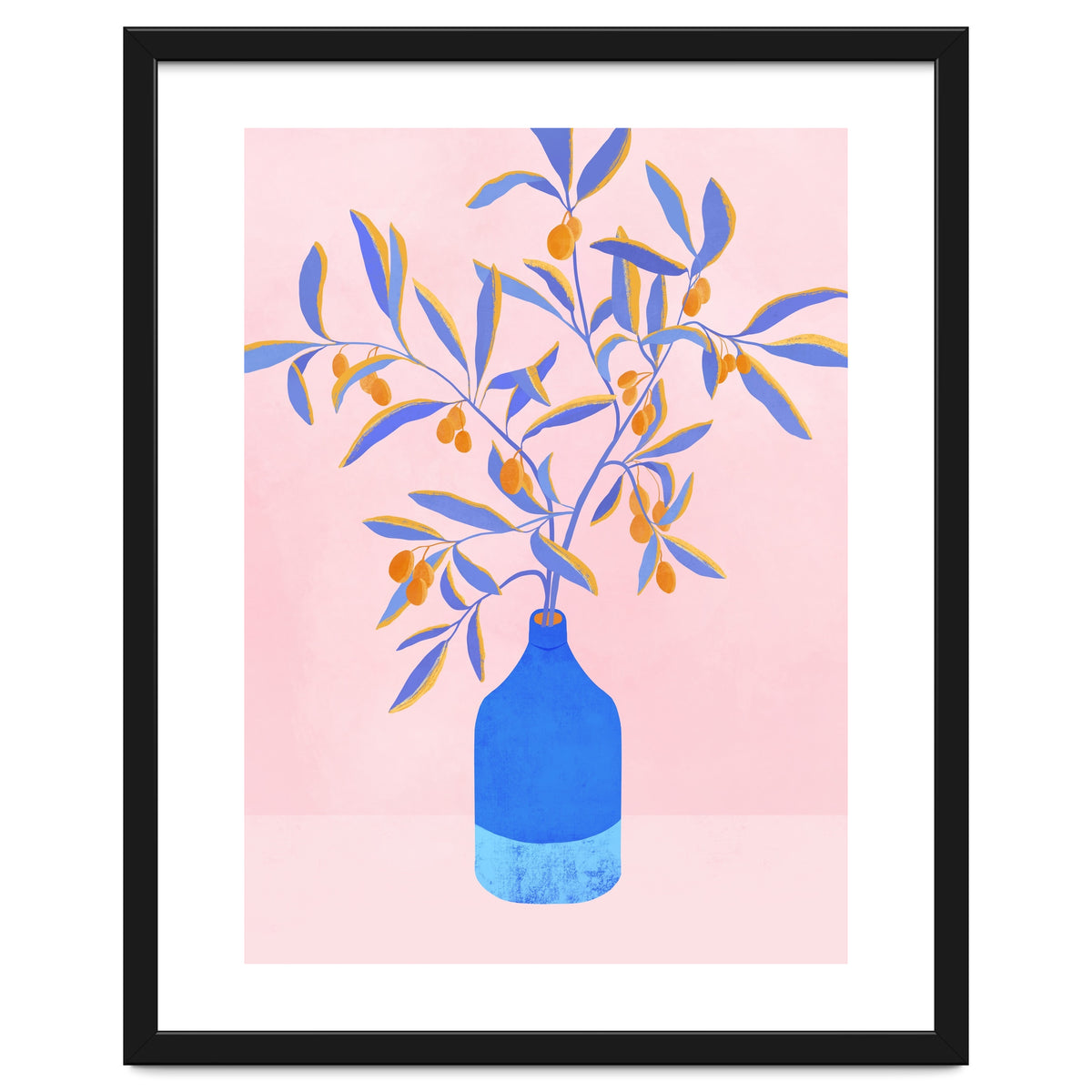 Blue Branches Still Life