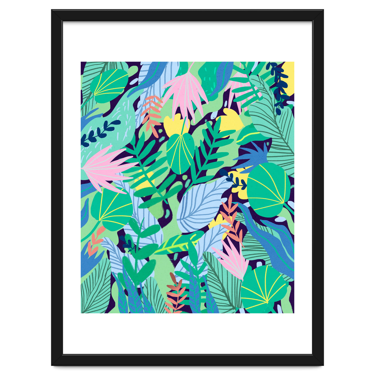 Wild Garden | Eclectic Contemporary Boho Jungle | Forest Meadow Botanical Nature Plants