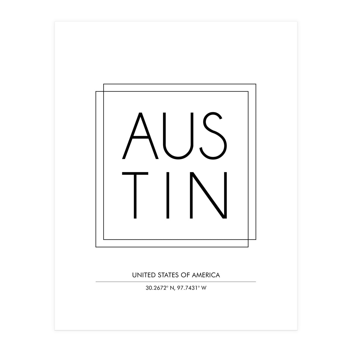 Austin (Print Only)