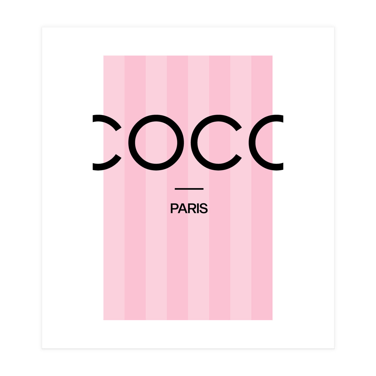 Paris Fashion Quote Art, Coco Chanel, Chic Decor (Print Only)