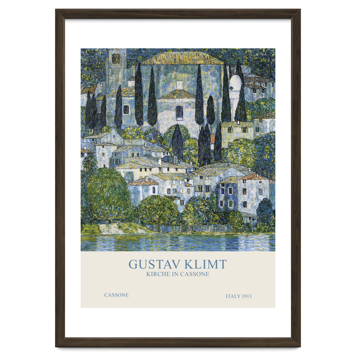 Gustav Klimt - Kirche in Cassone