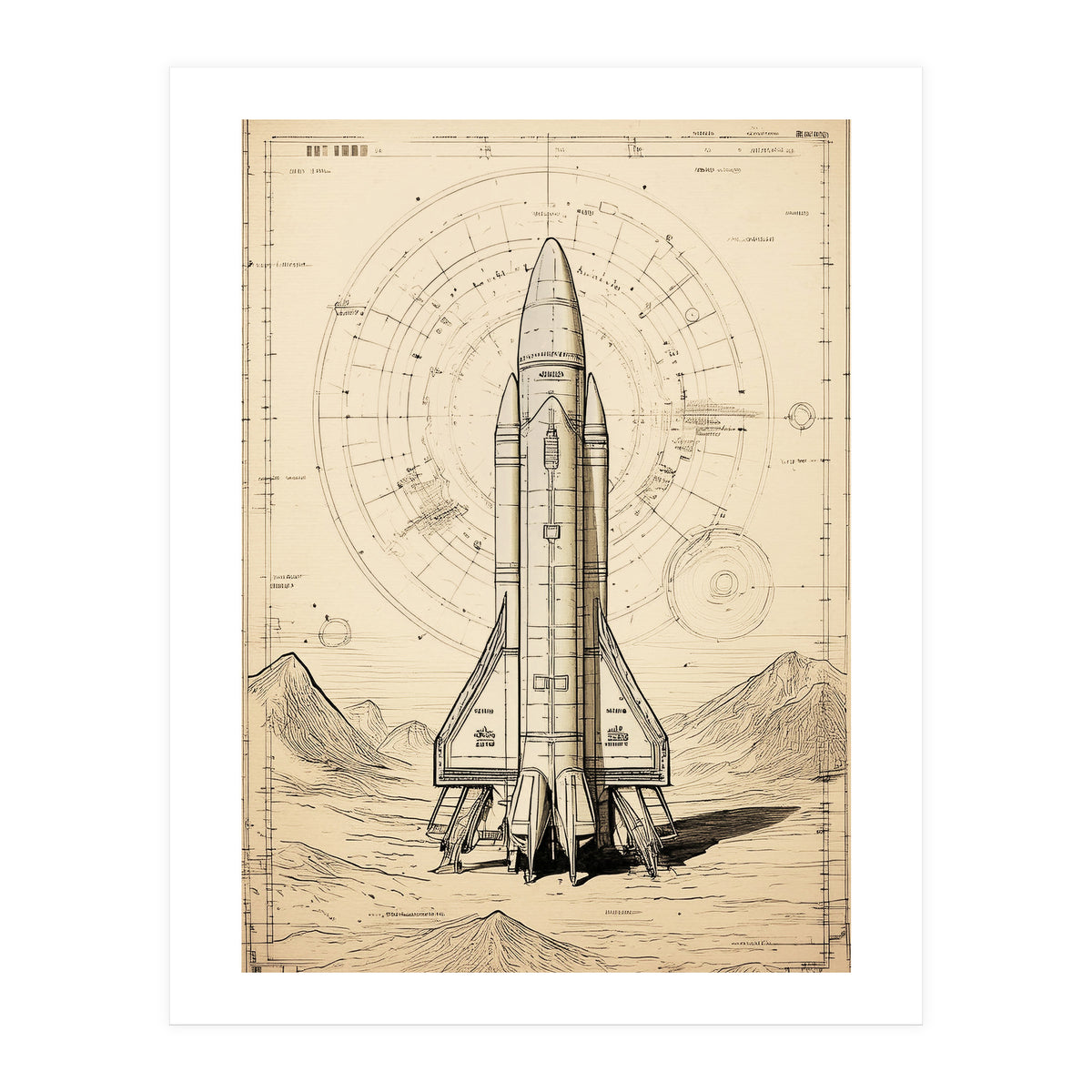 Back To The Moon 014 (Print Only)