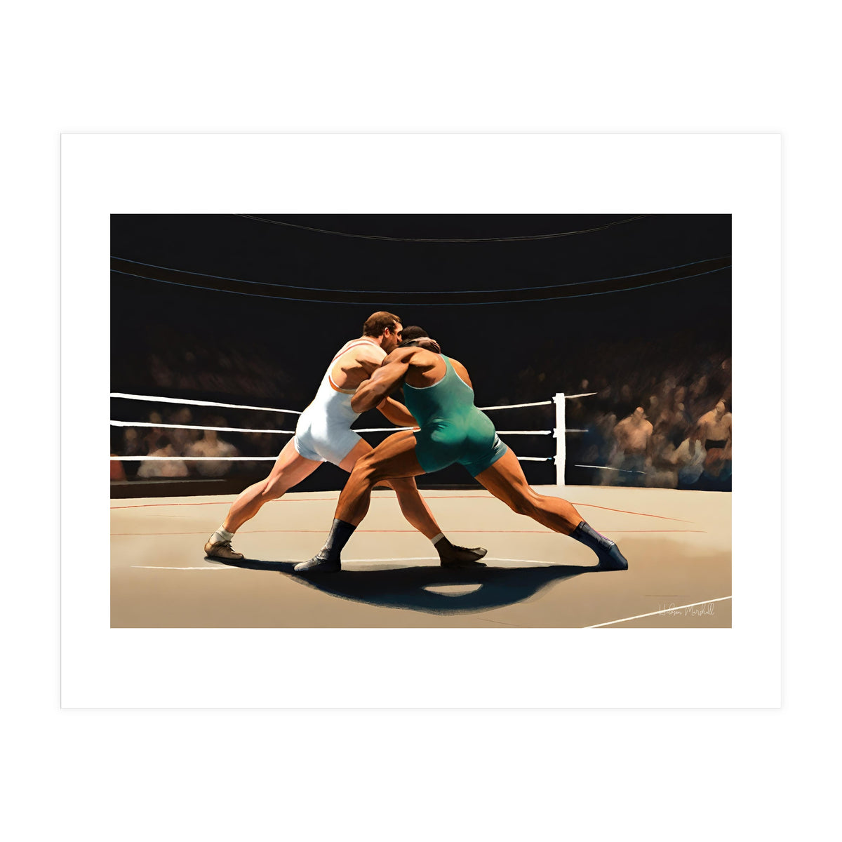 Wrestlers #3 (Print Only)