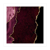 Burgundy & Gold Agate Texture 15  (Print Only) thumbnail