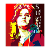 Suzi Quatro Rock N Roll Blues Singer Musician Pop Art WPAP (Print Only) thumbnail