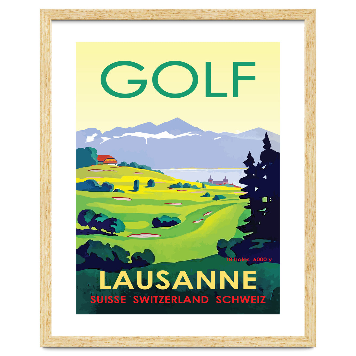 Golf in Lausanne, Switzerland